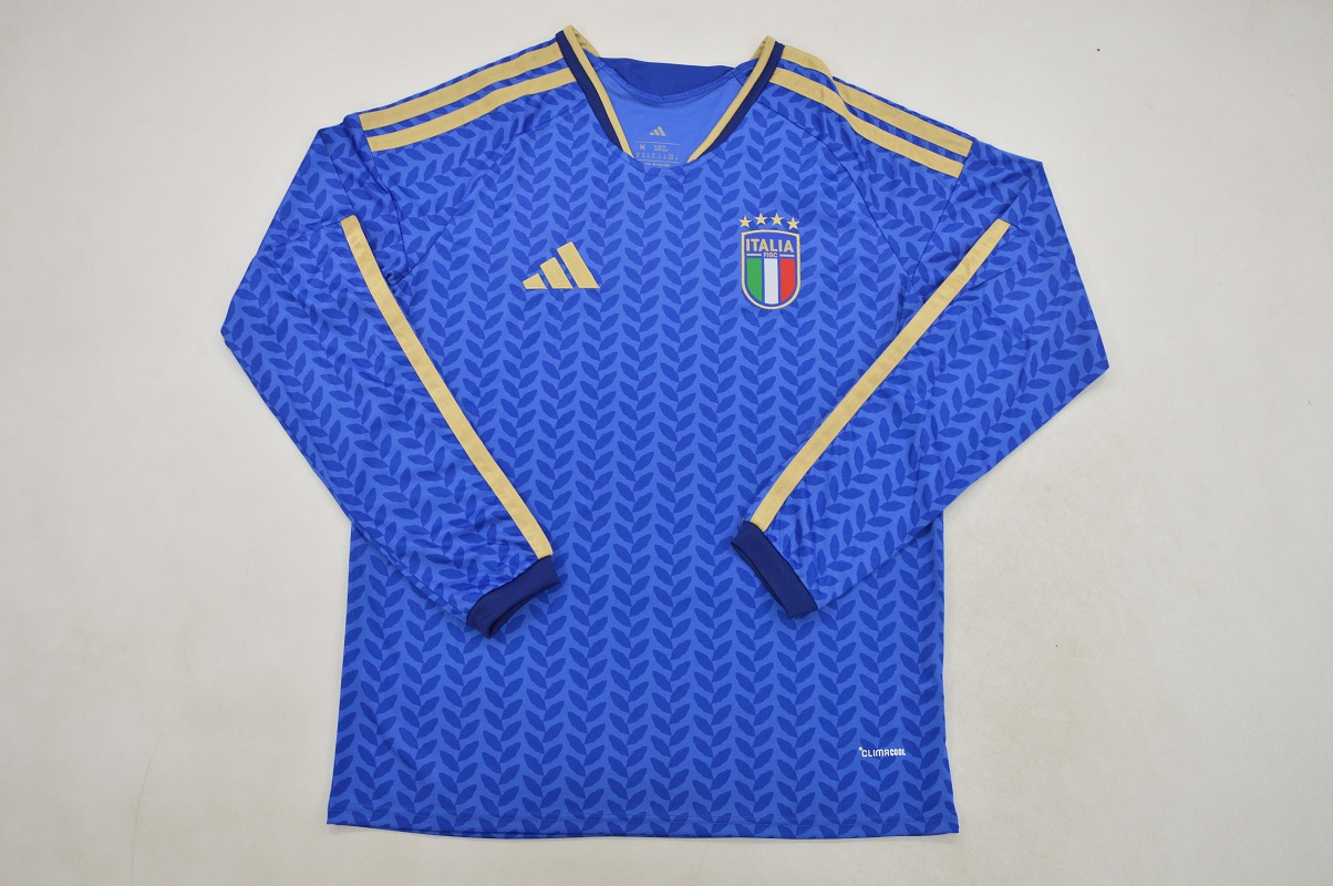 AAA Quality Italy 2026 World Cup Home Leaked Long Soccer Jersey